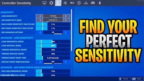 best sensitivity on fortnite